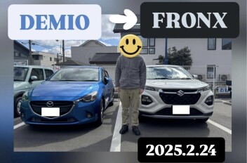 フロンクスご納車です！！
